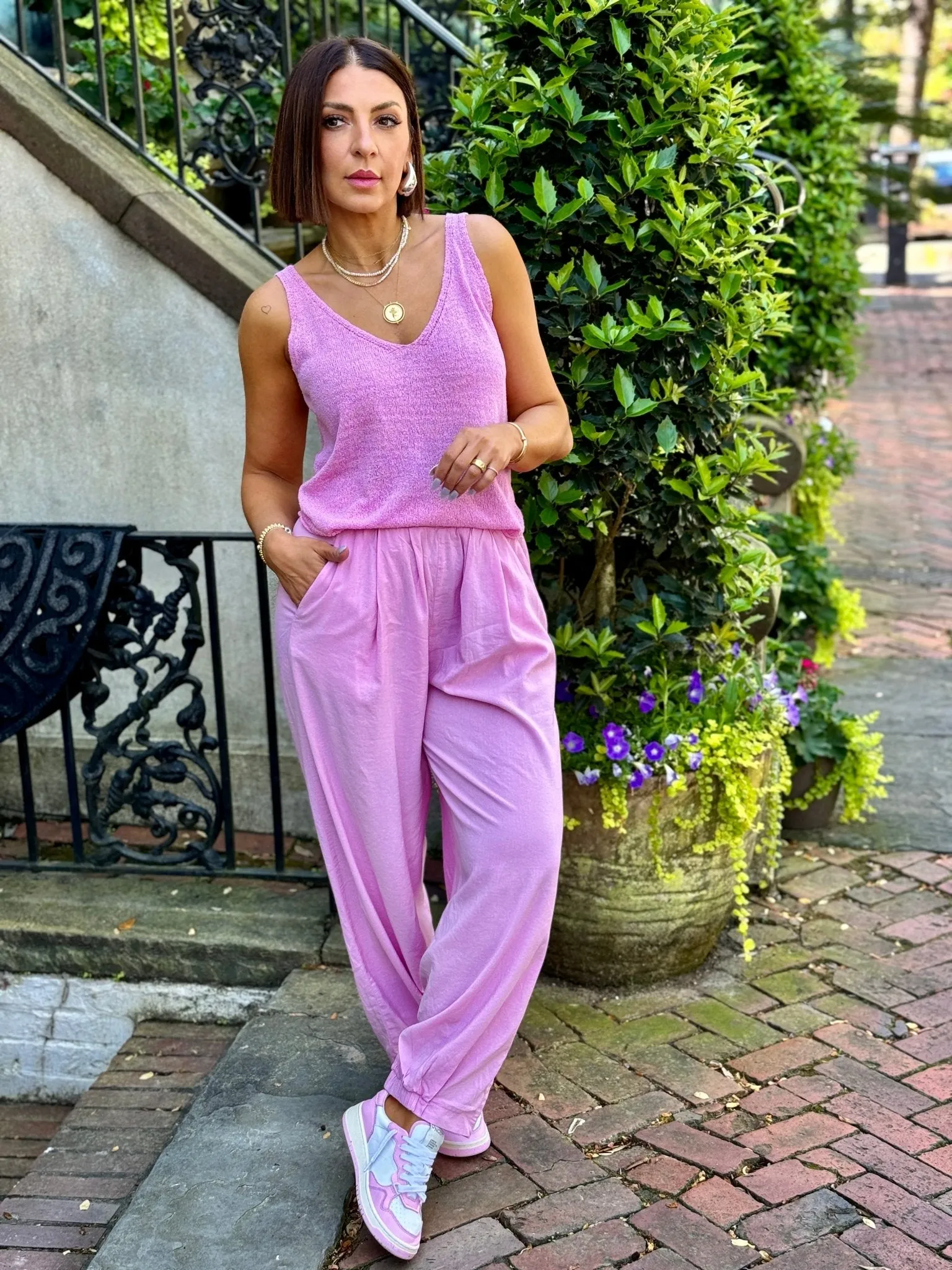 Gillian Pant (Peony Pink)