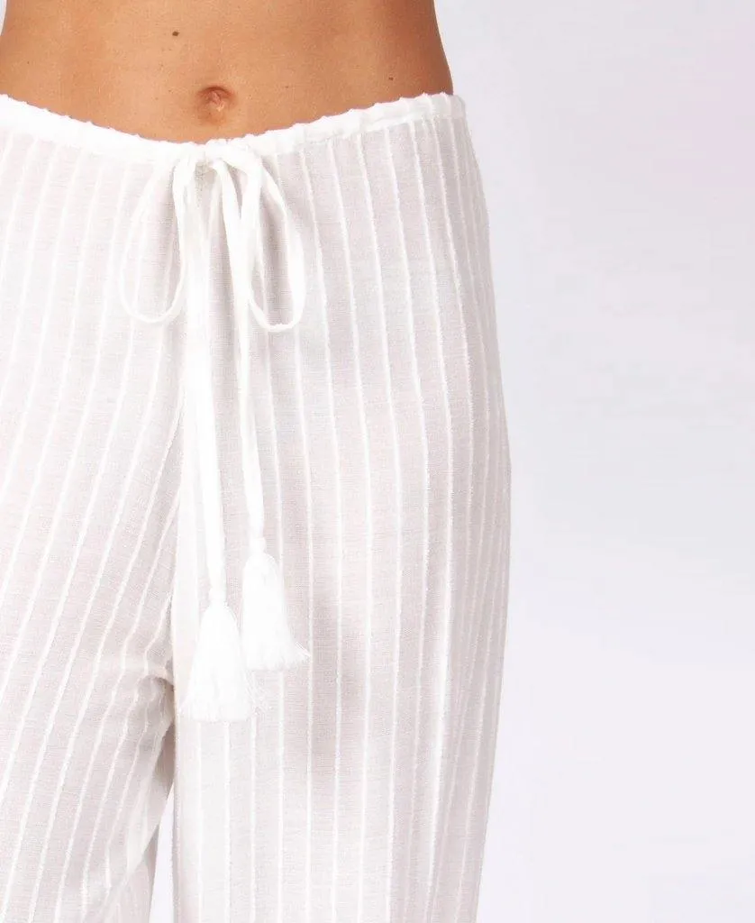 Greta Pant | Stripe Linen