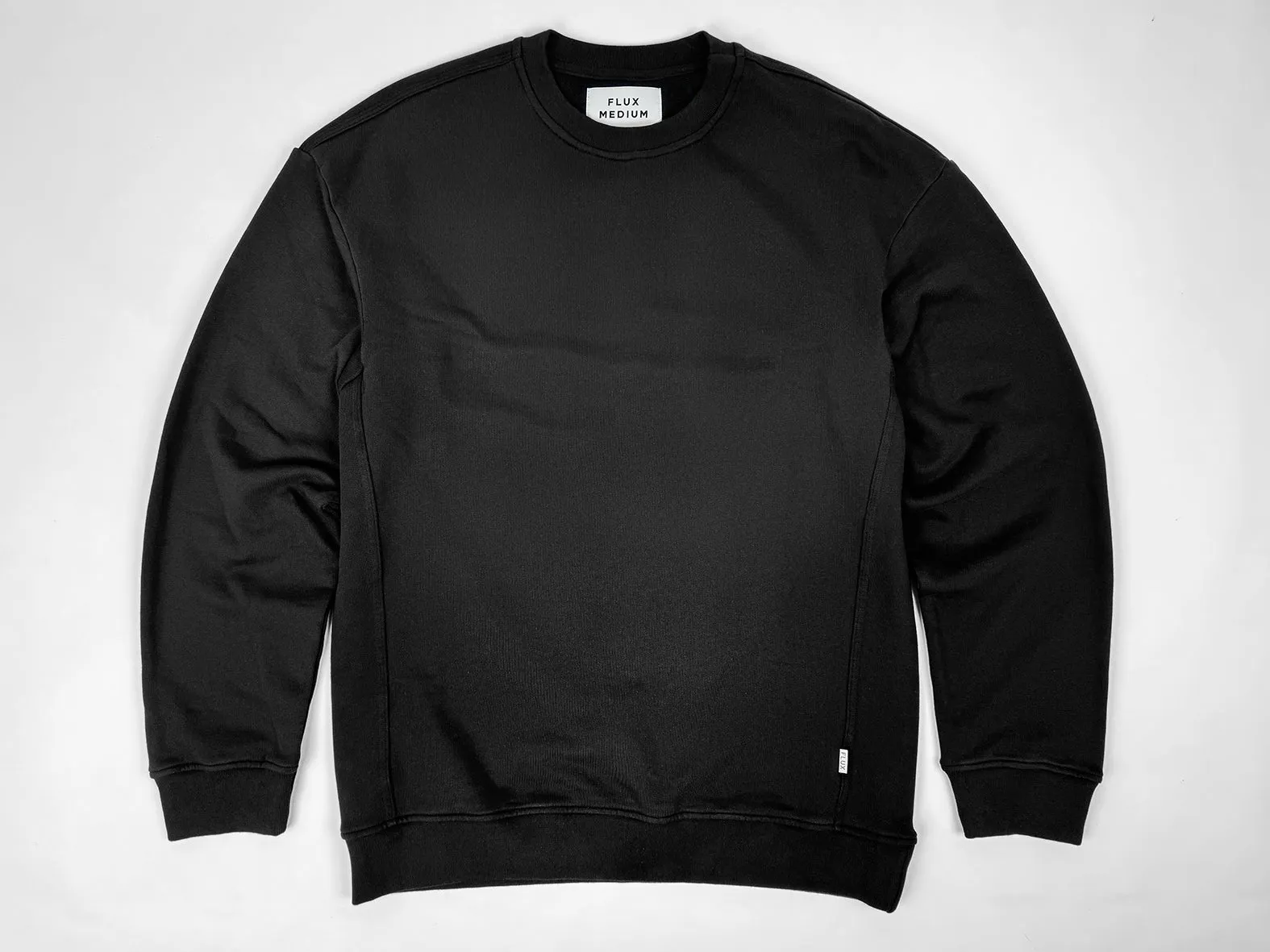 HEAVY 350G SWEATER. BLACK.