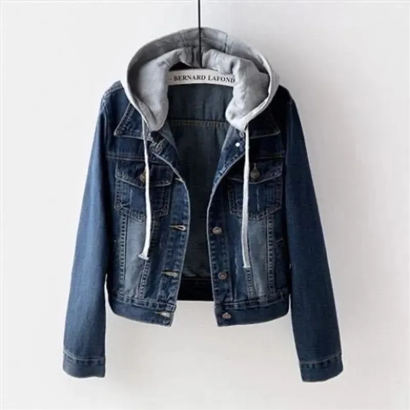 Hooded Denim Jacket