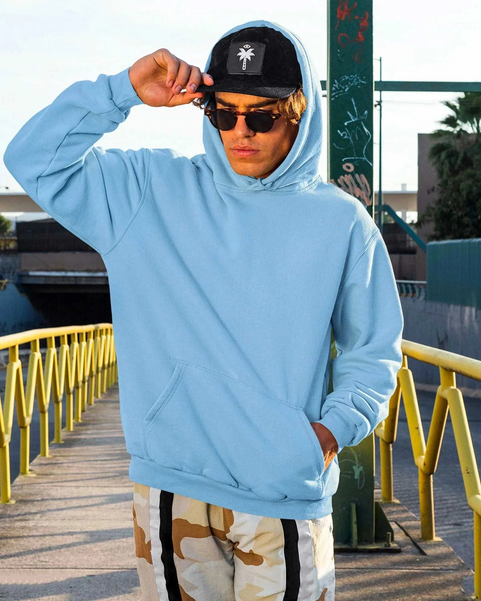 Hoodie 2020: Cyan Blue