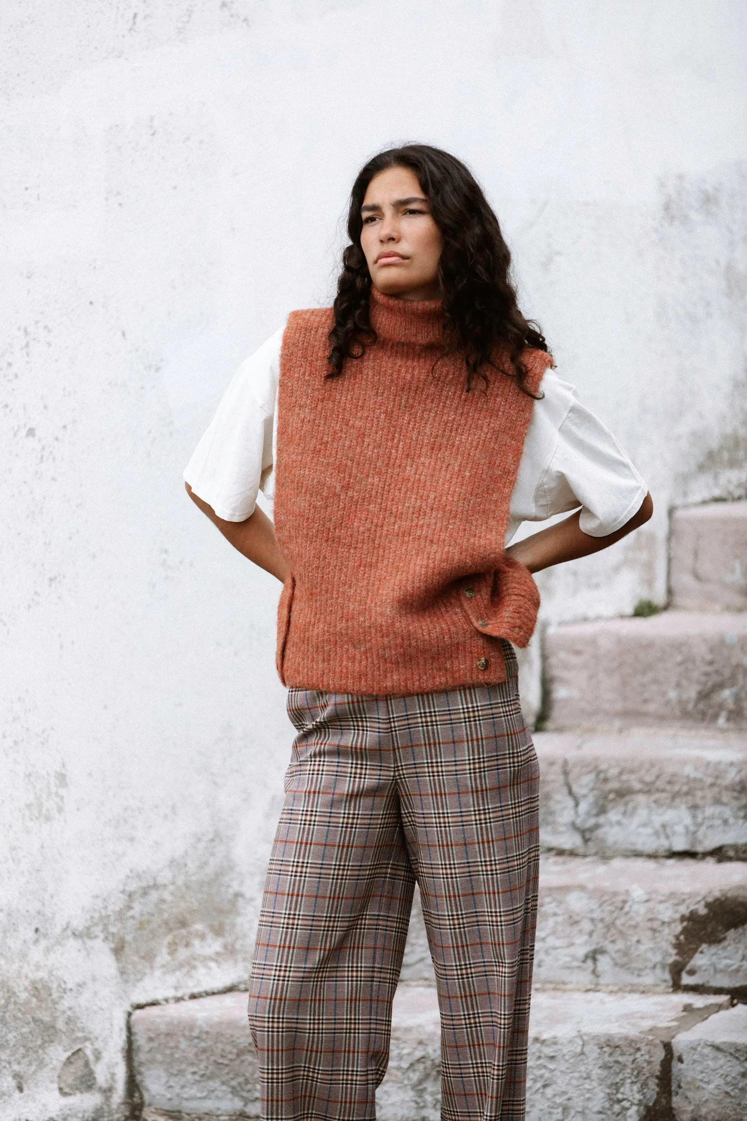 INDI & COLD Trousers Burdeos