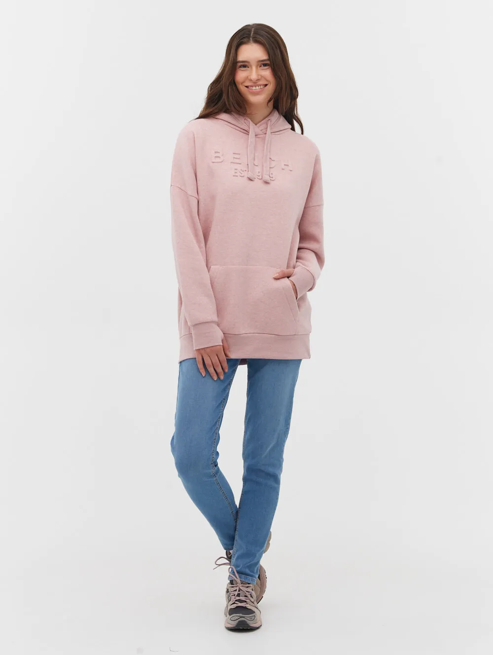 Ivyisla Longline Deboss Hoodie