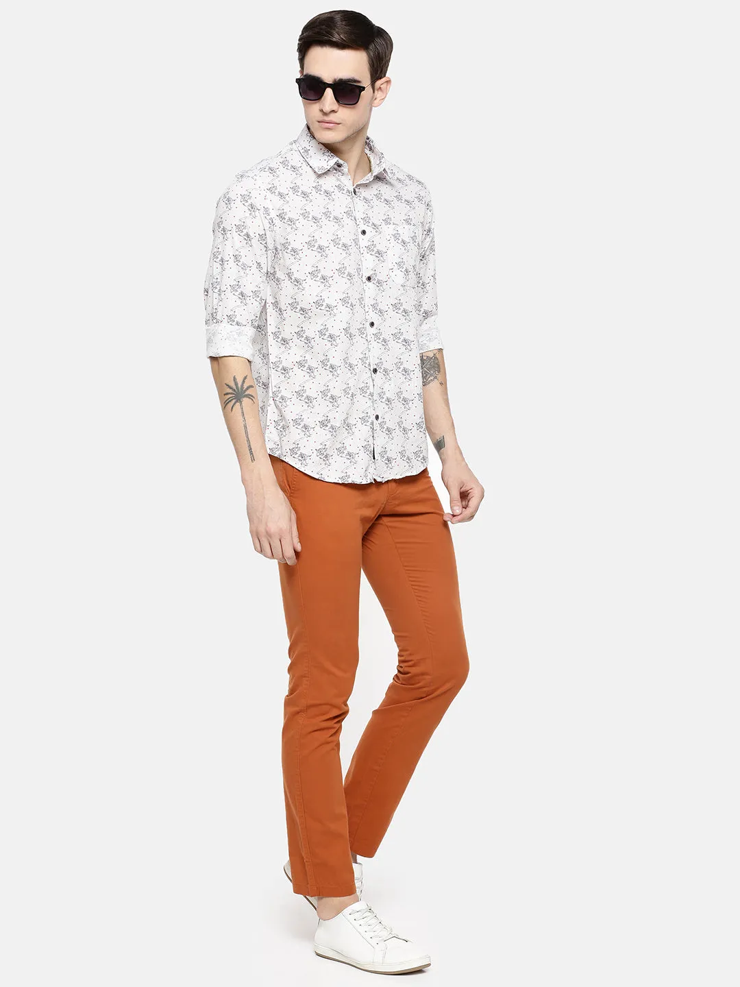 JDC Stretch Solid Trouser-Orange