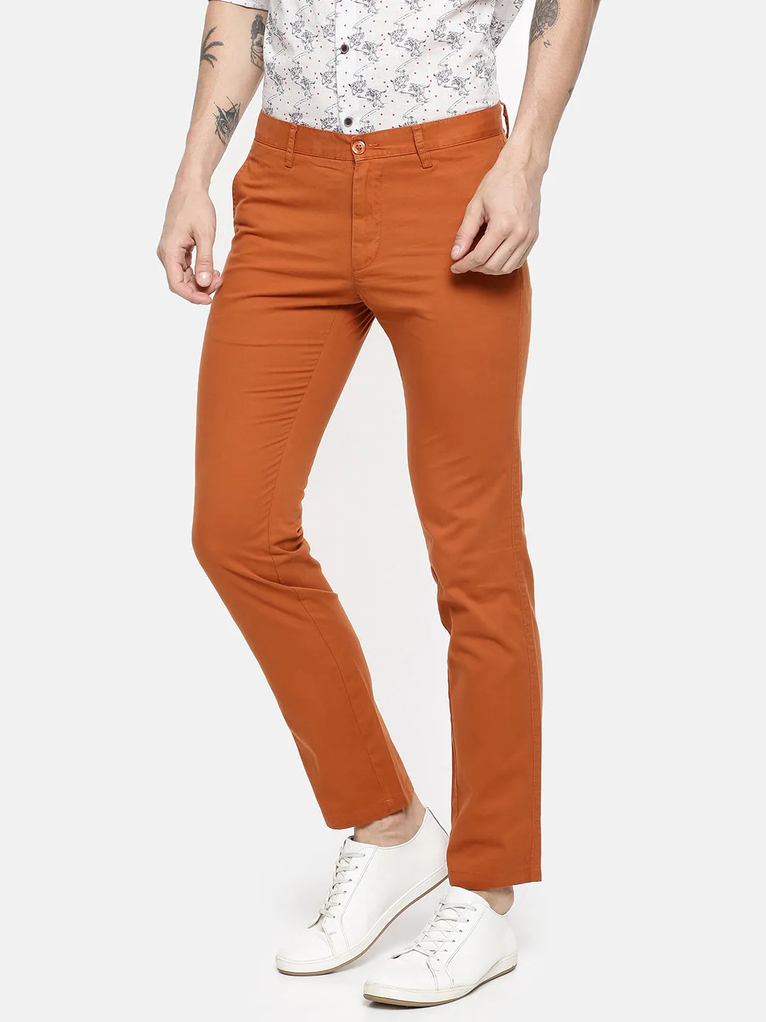 JDC Stretch Solid Trouser-Orange