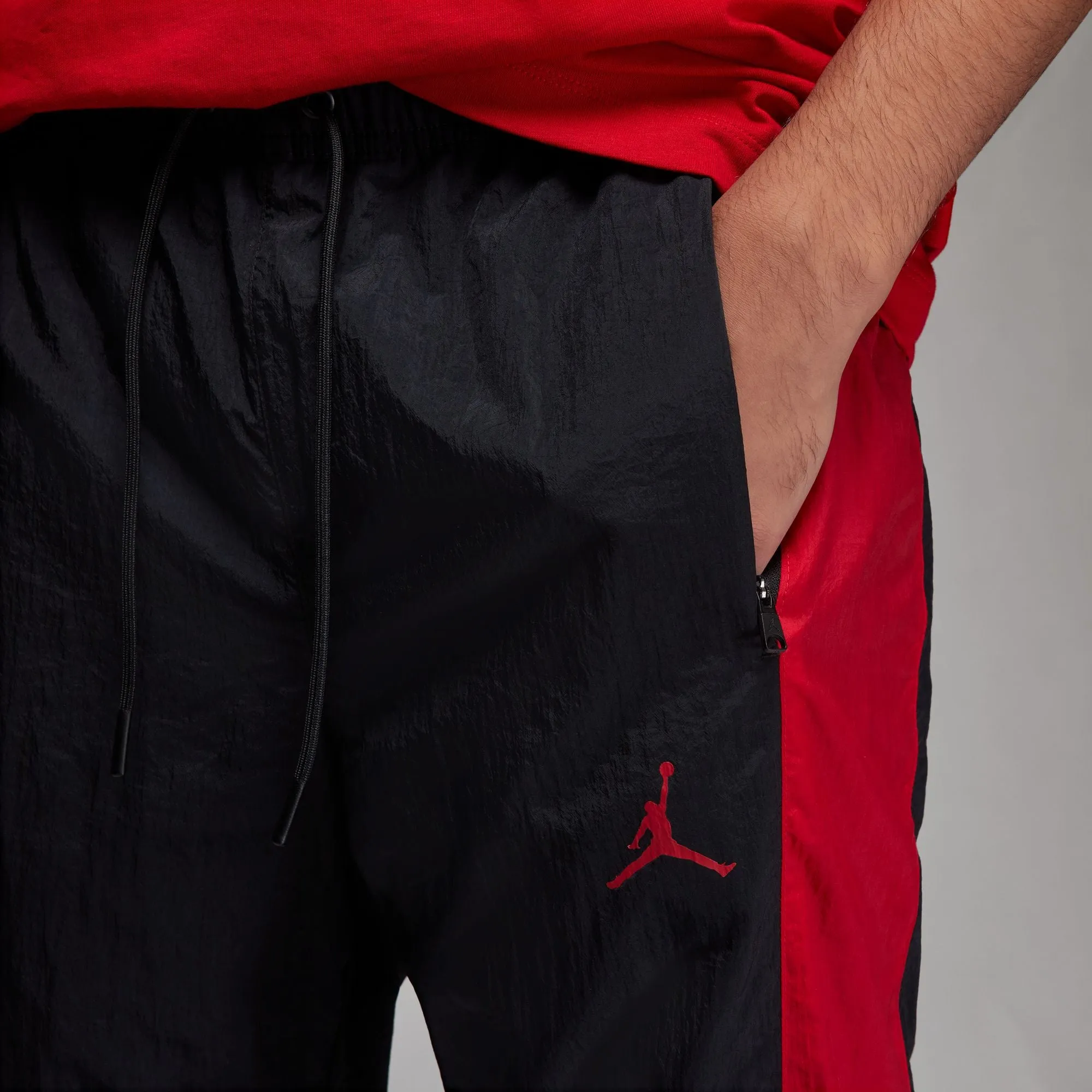 Jordan Sport Jam Warm Up Pants 'Black/Gym Red'