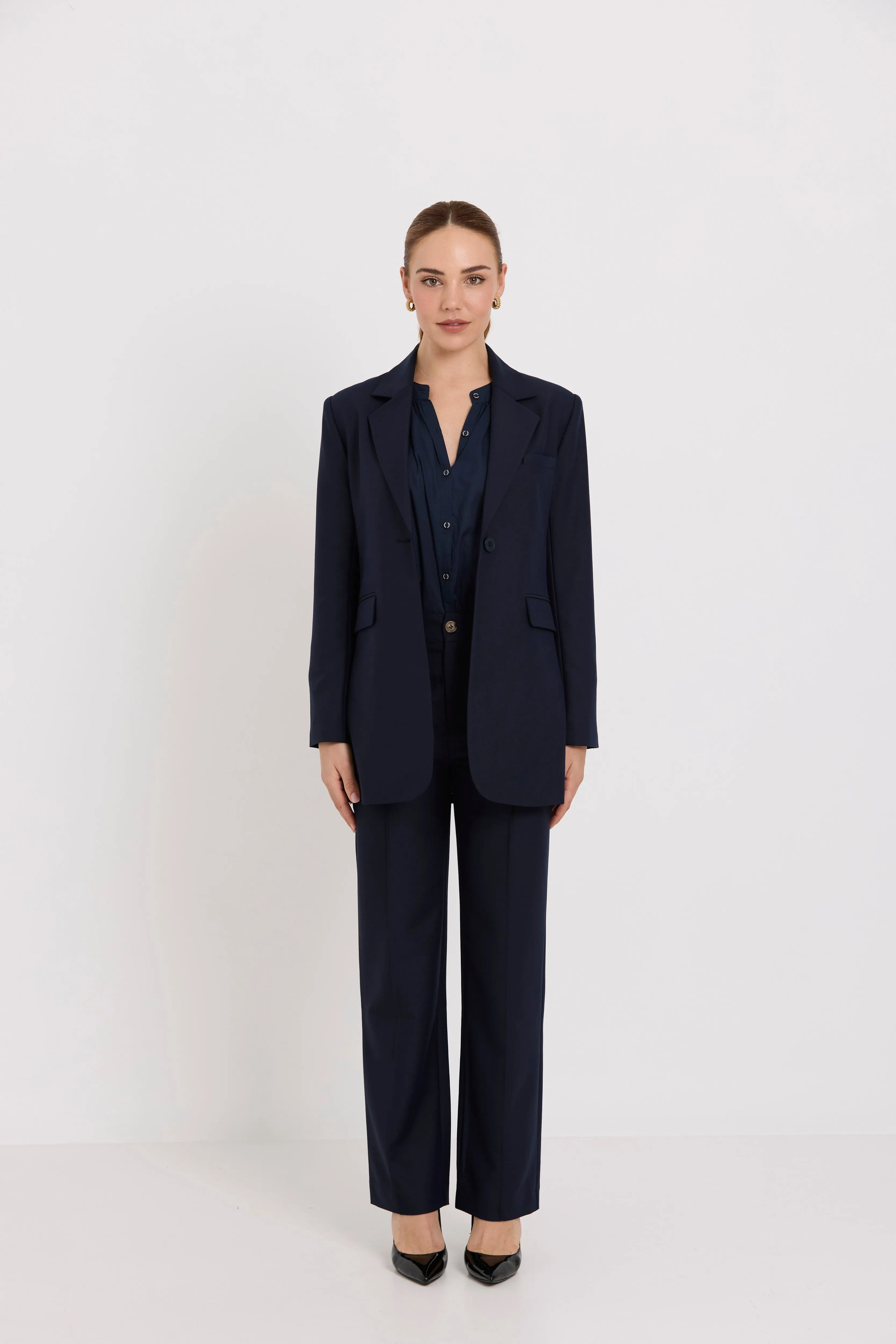 King Blazer | Navy Suiting