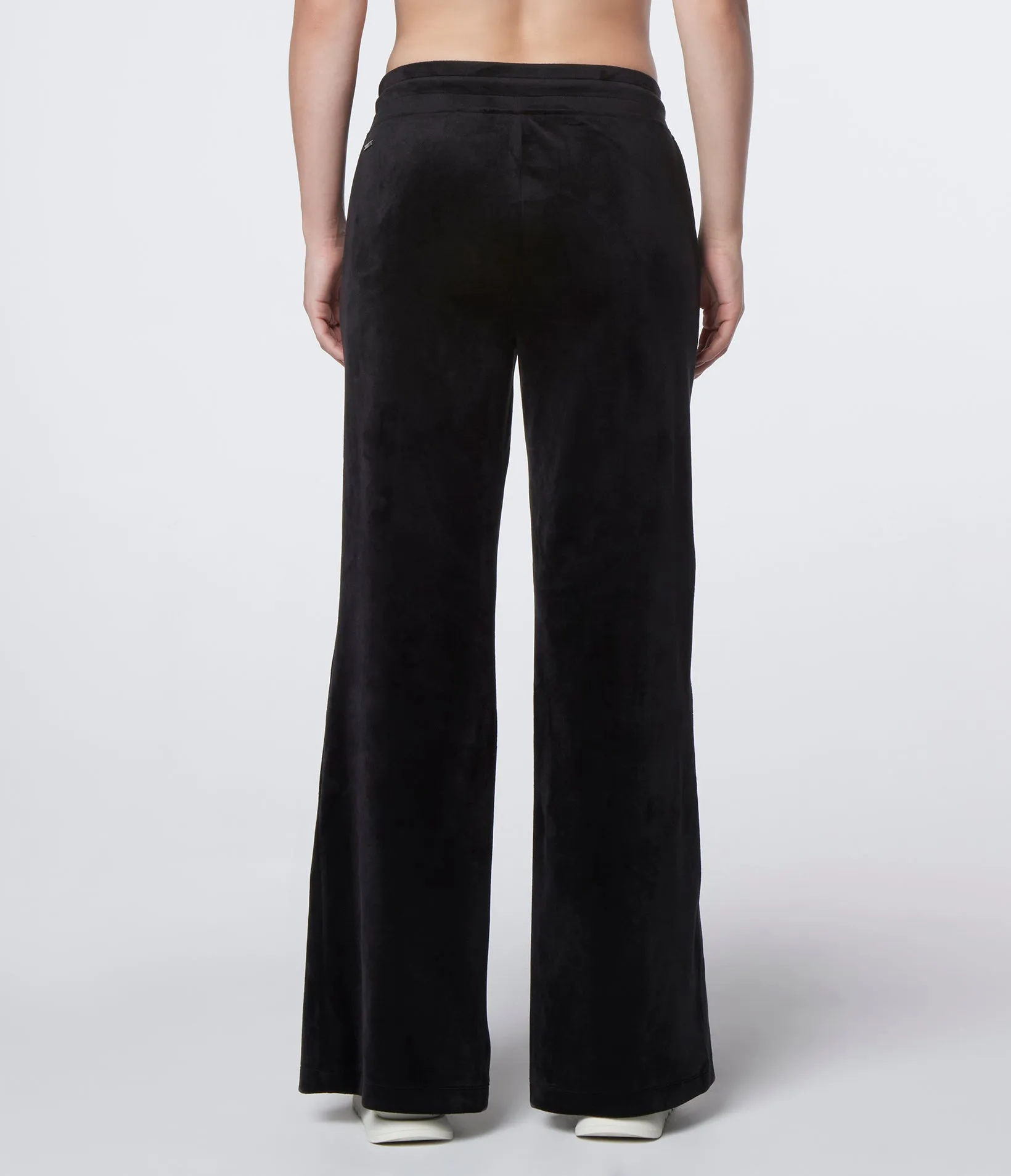 Long Velvet Vented Pants