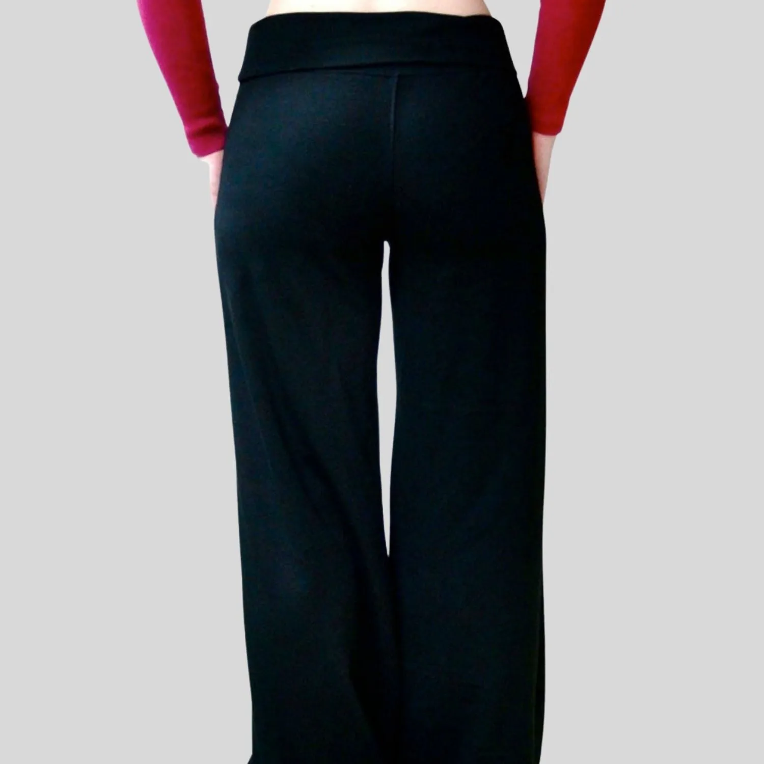 Long wide leg pants