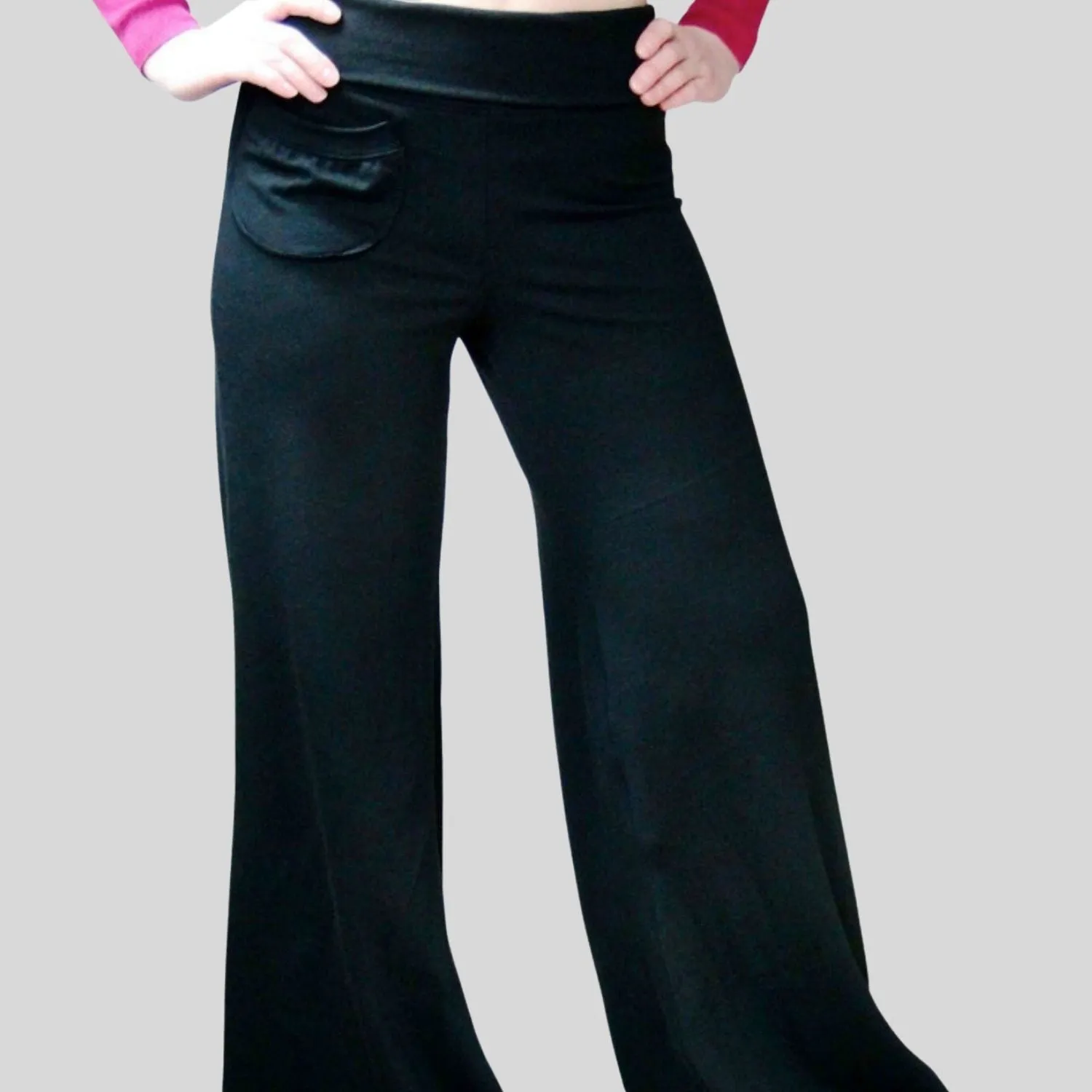 Long wide leg pants