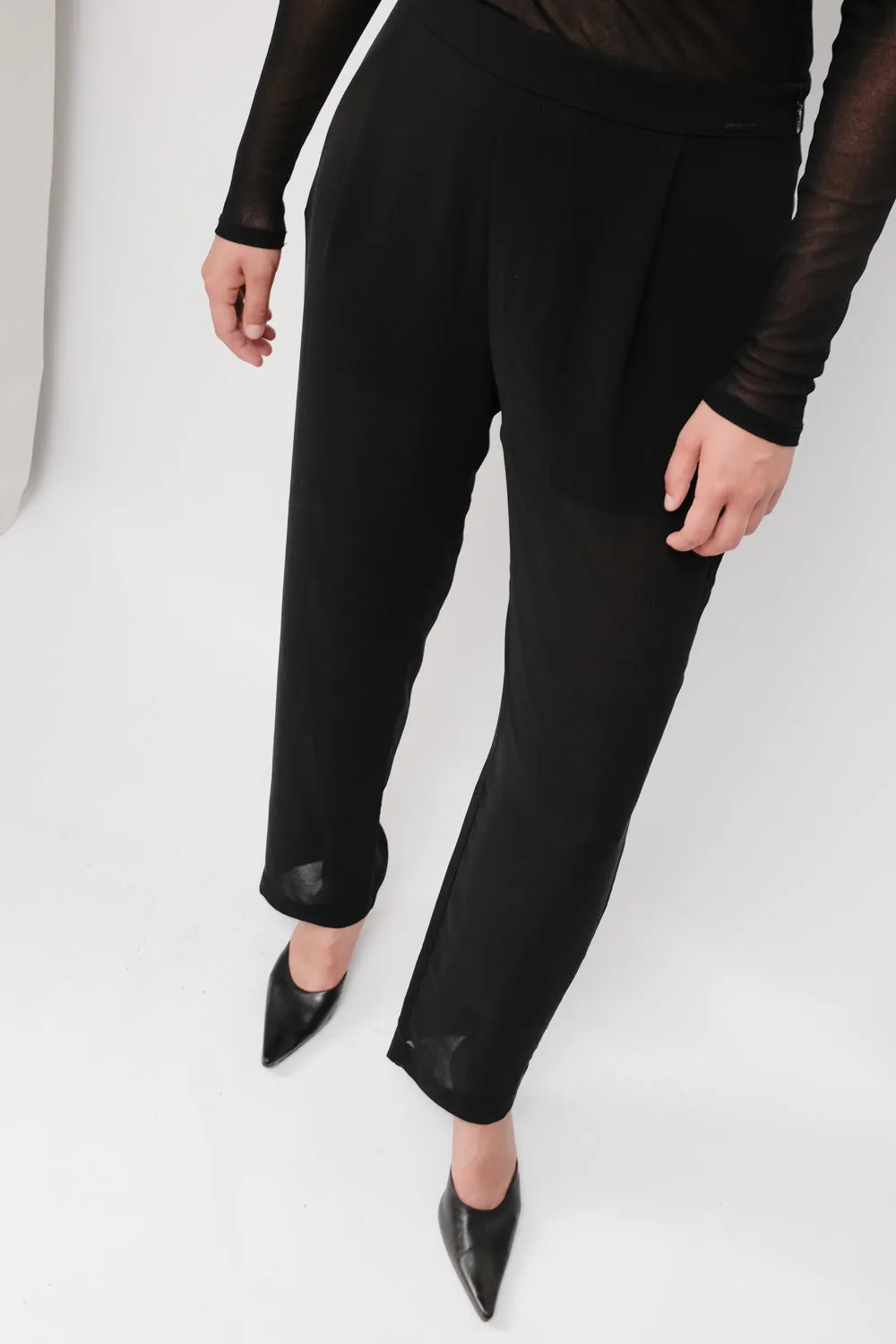 LUCID BLACK MISS SIXTY STRAIGHT LEG PANTS