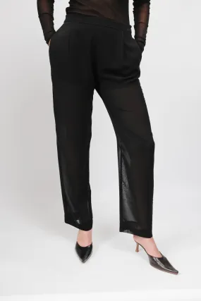 LUCID BLACK MISS SIXTY STRAIGHT LEG PANTS