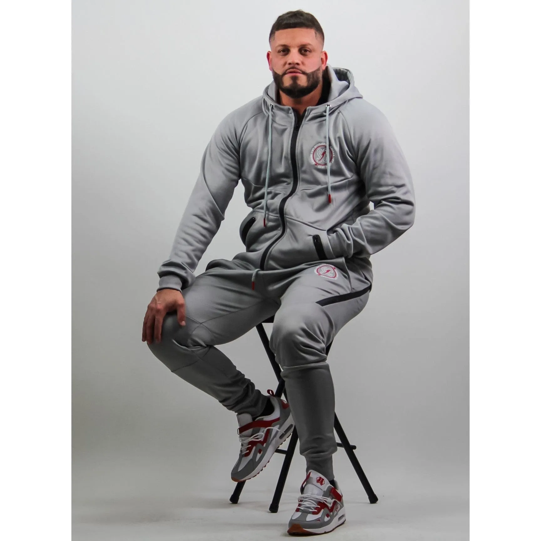 Luxury TEC men's jogging suits  (Gray)