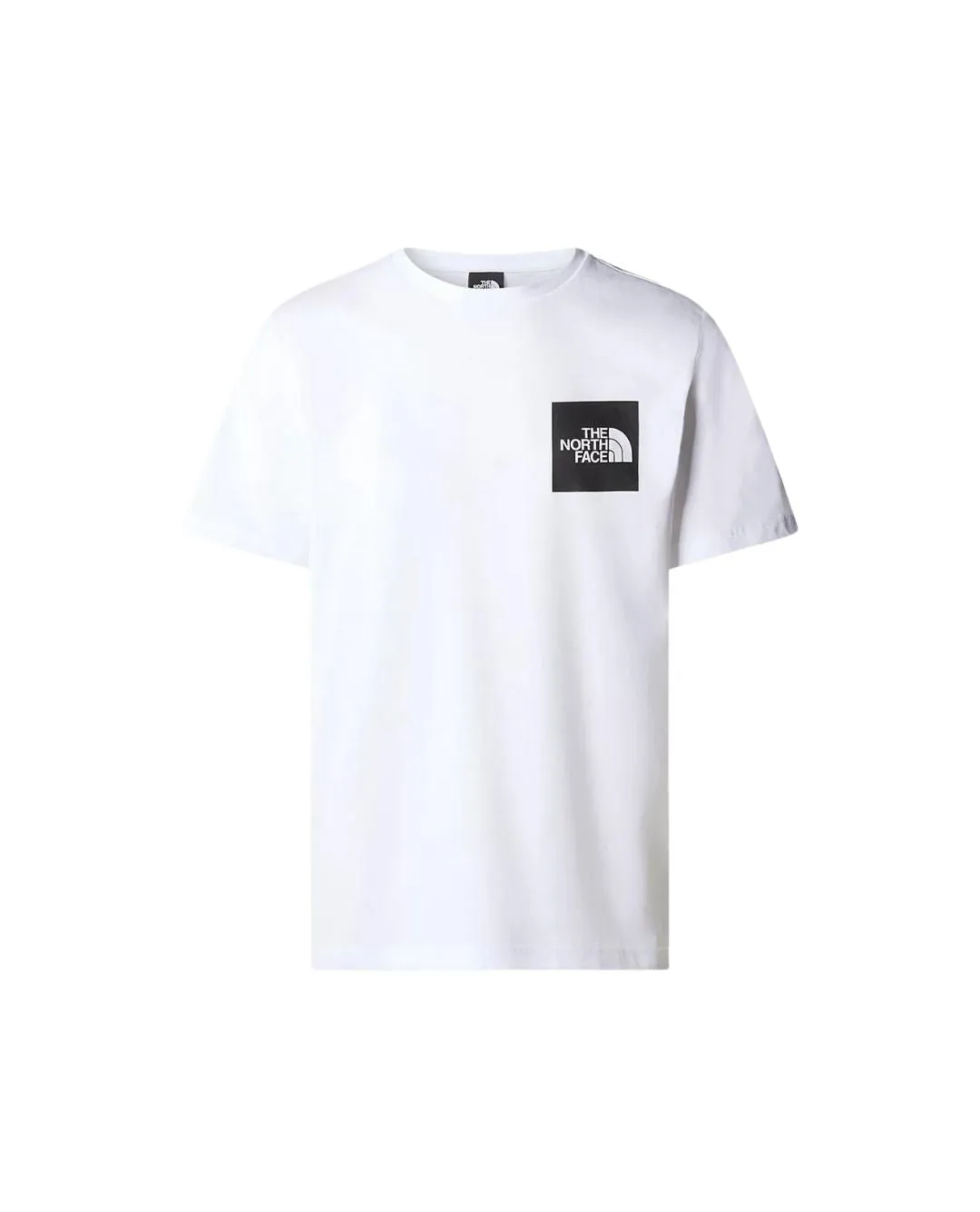 M S/S FINE TEE TNF WHITE