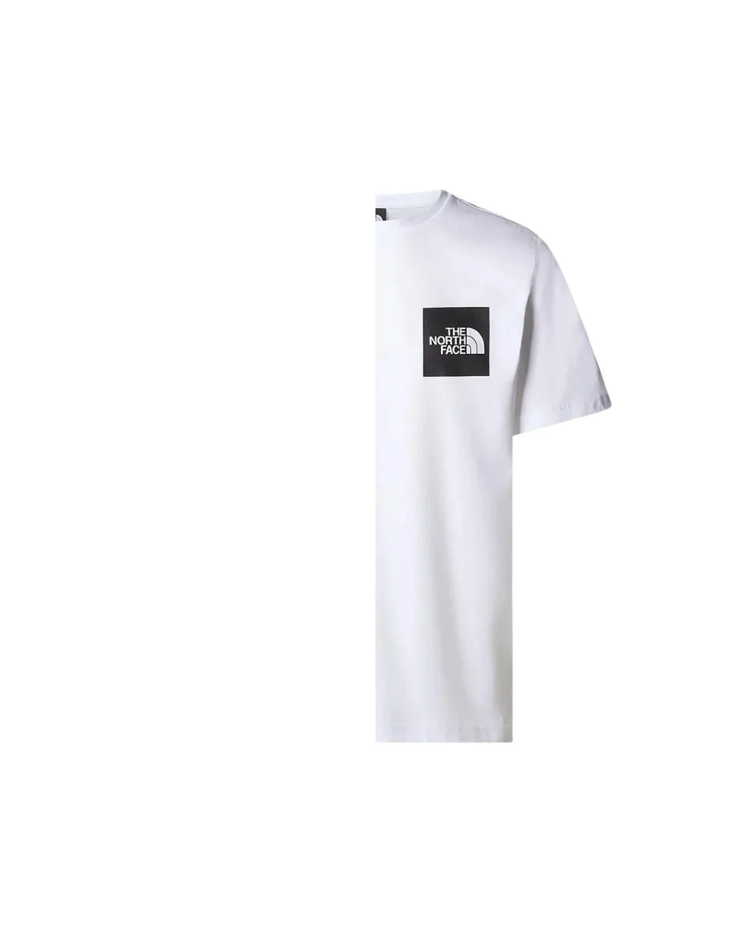 M S/S FINE TEE TNF WHITE