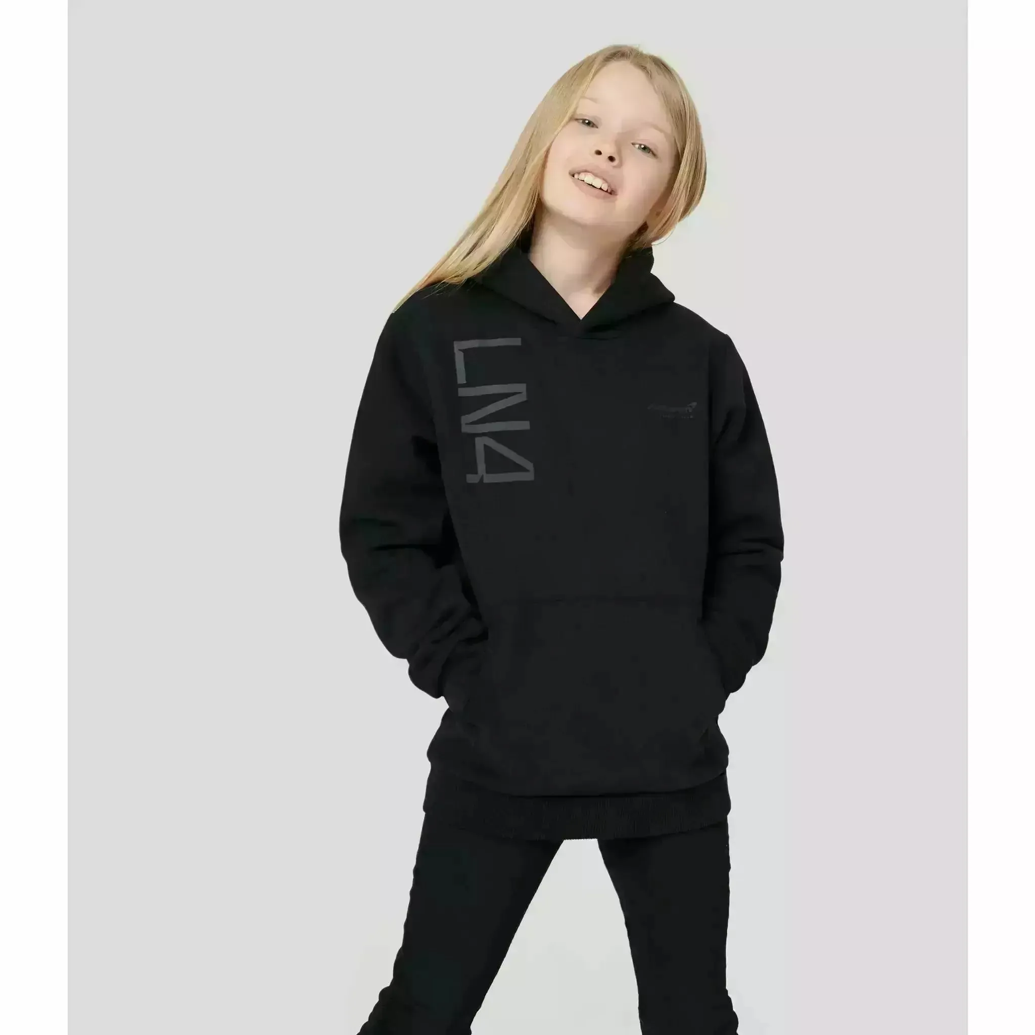 McLaren F1 Kids Lando Norris Core Hoodie- Youth Black