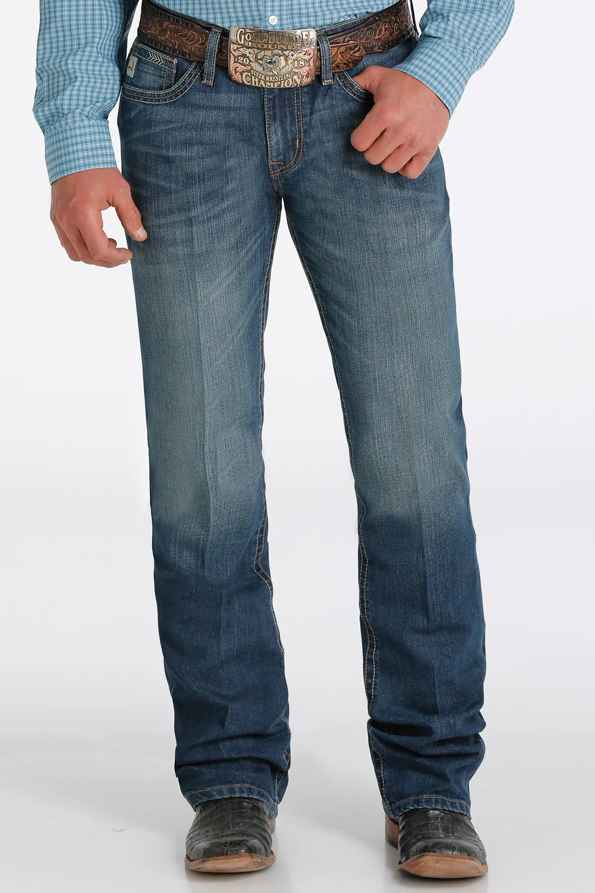 Men's Cinch Ian Dark Stone Wash Jeans