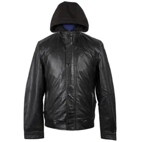 Men's Turku Black Leather Jacket