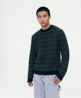 Merino Cashmere Textured Sweater