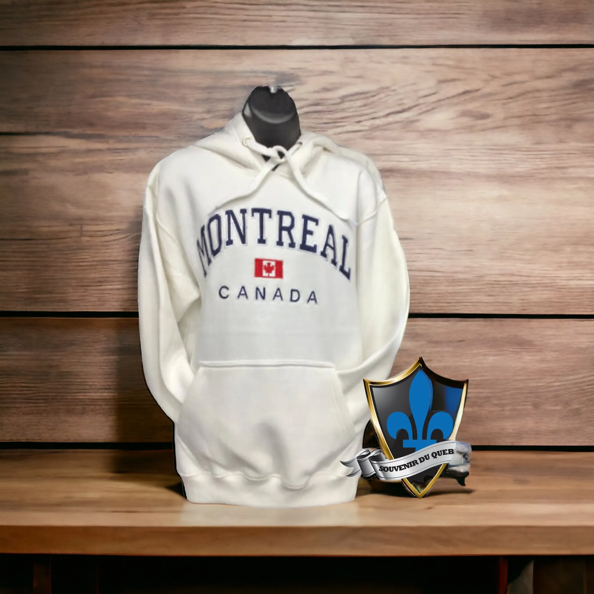 Stylish Montreal Embroidered Hoodie Sweatshirt