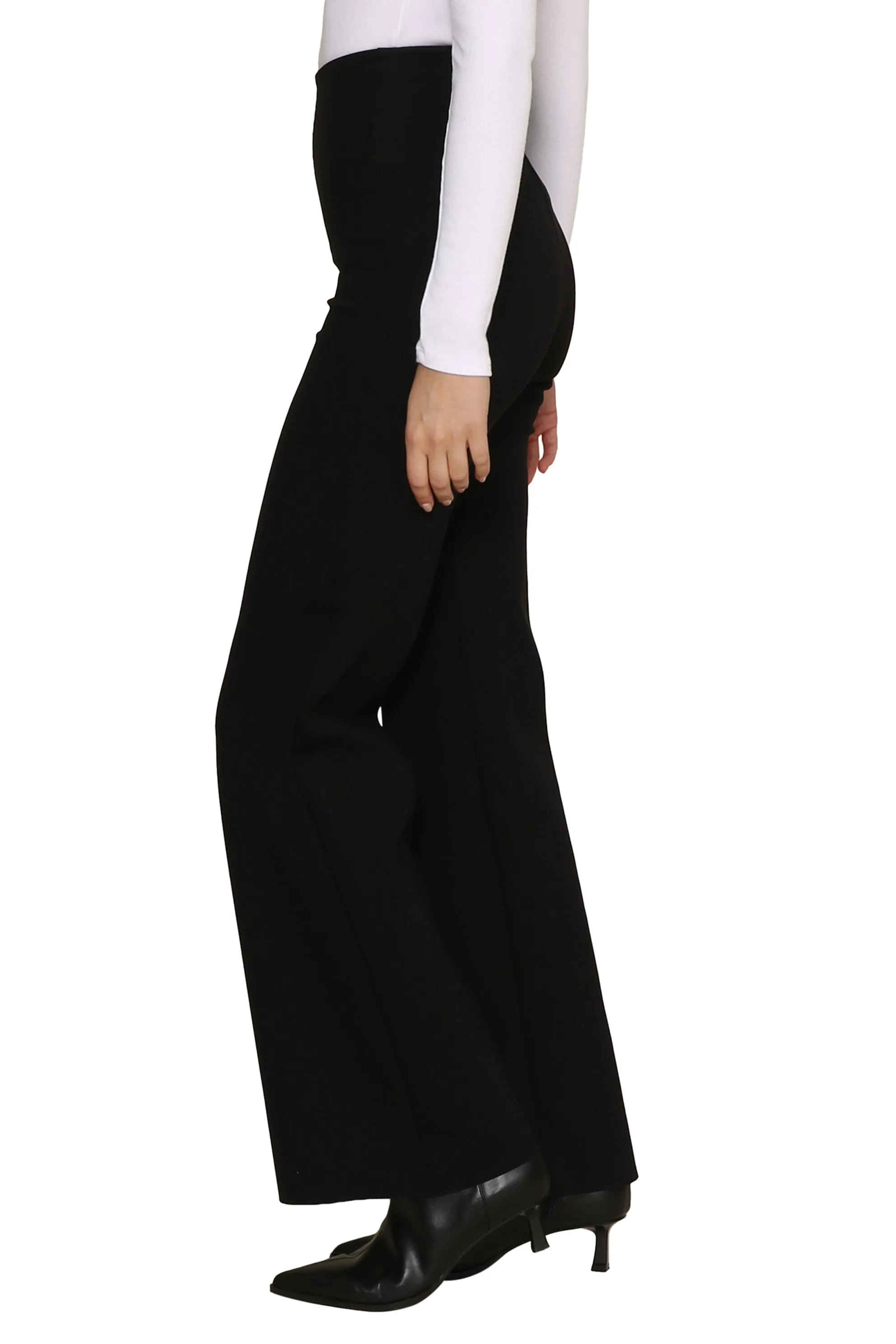 Neoprene Wide Leg Pant