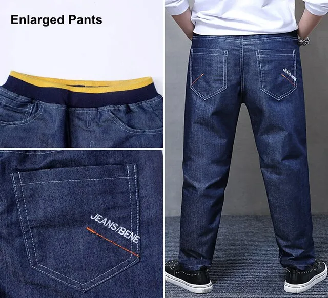 New Arrival Big Boys Jeans Trousers Spring 2020 Teen Boys Pants Size 14 Solid Color Blue Denim Pant Teenage Clothes Kid Clothing