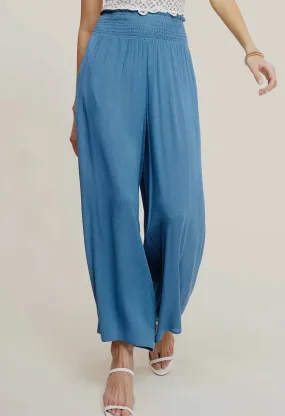 Nothing Compares Wide Leg Smocked Pant