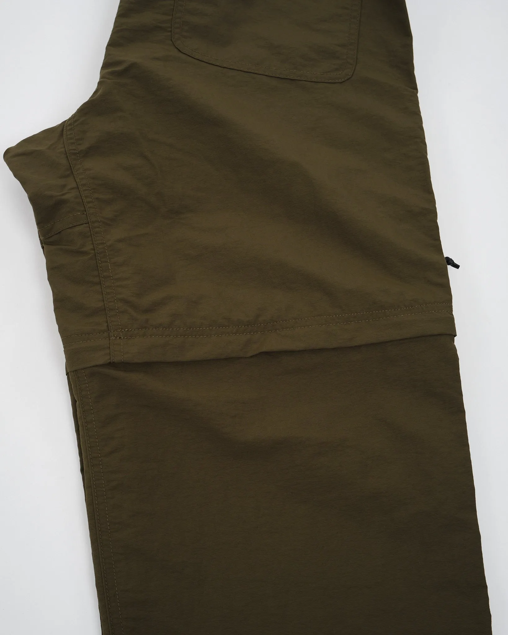 Nylon Tussah Convertible Pant Deep Olive