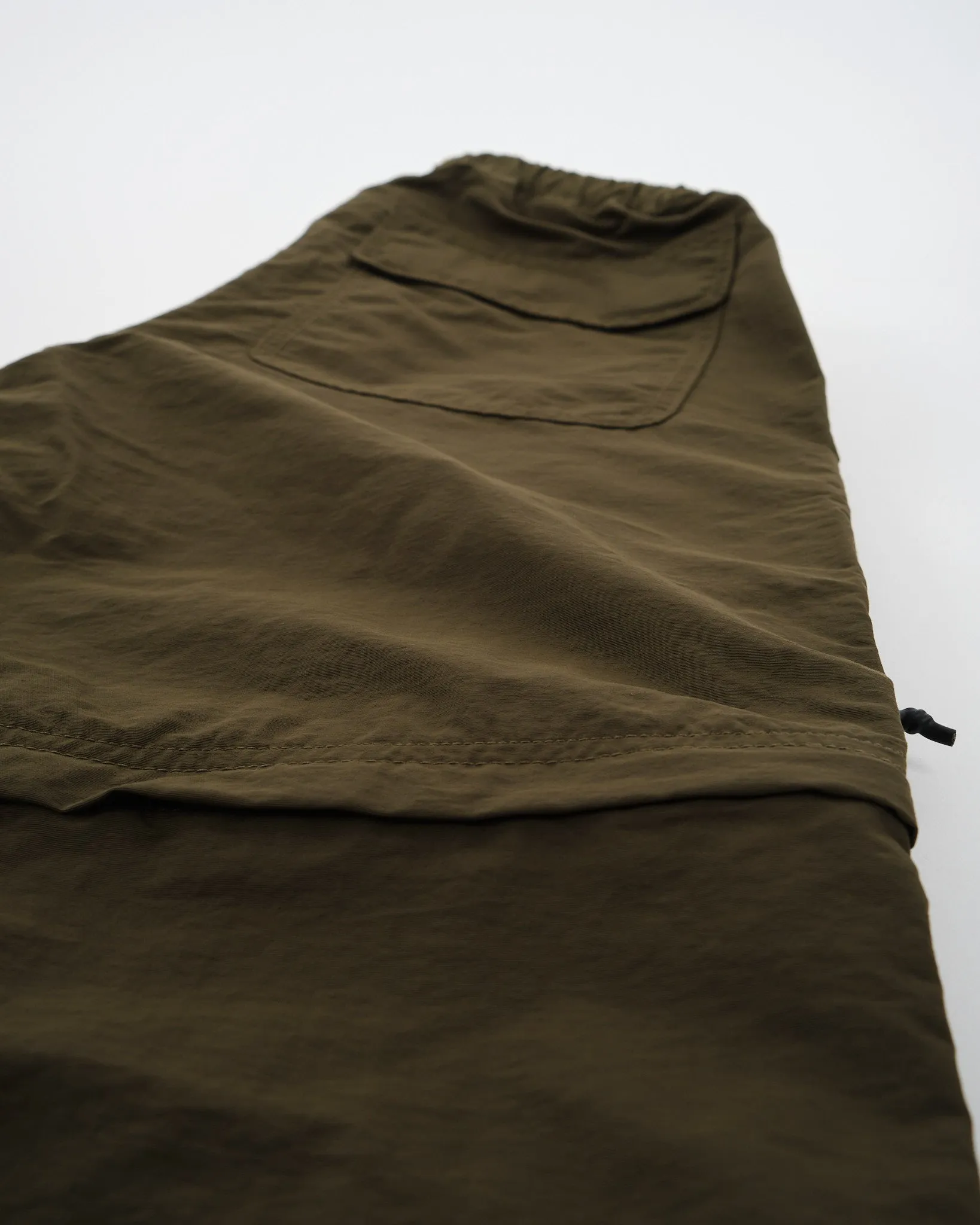 Nylon Tussah Convertible Pant Deep Olive