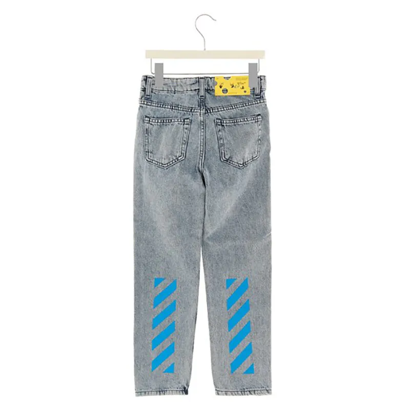 OFF-WHITE 'Helvetica Diag’ Jeans