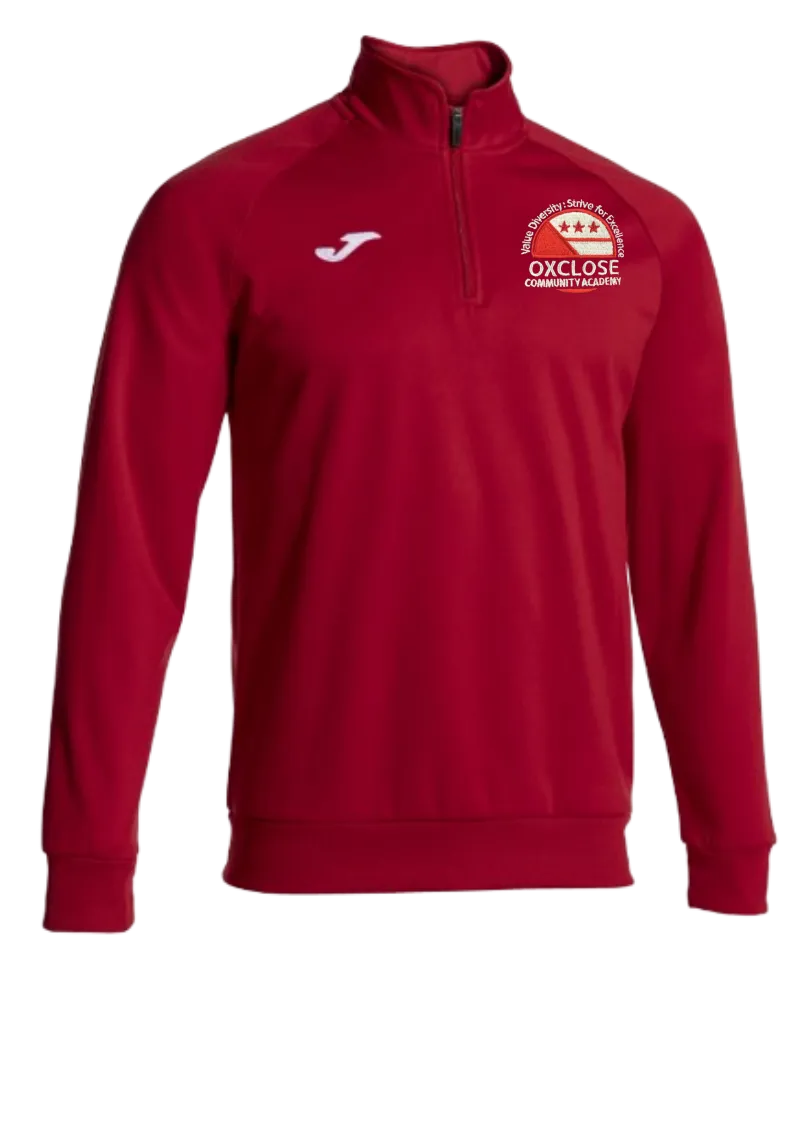 Oxclose Community Academy Red 1/4 Zip Sports Top