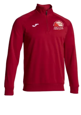 Oxclose Community Academy Red 1/4 Zip Sports Top