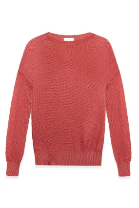 Paige Sweater: Open Mesh Weave Sweater