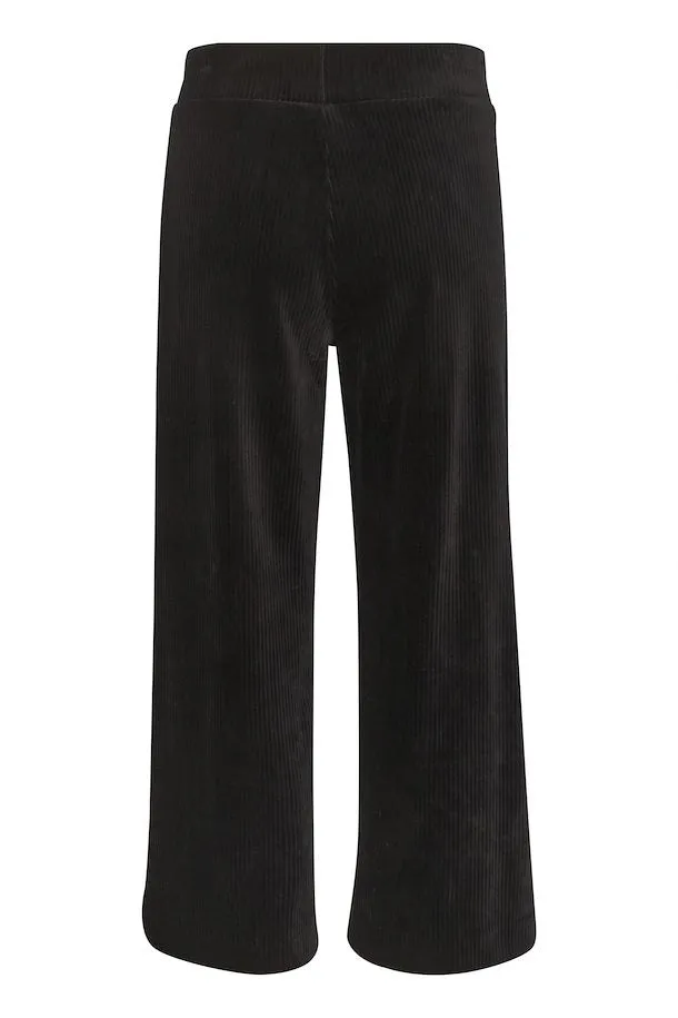 PART TWO ILLISANNA BLACK CORD TROUSERS