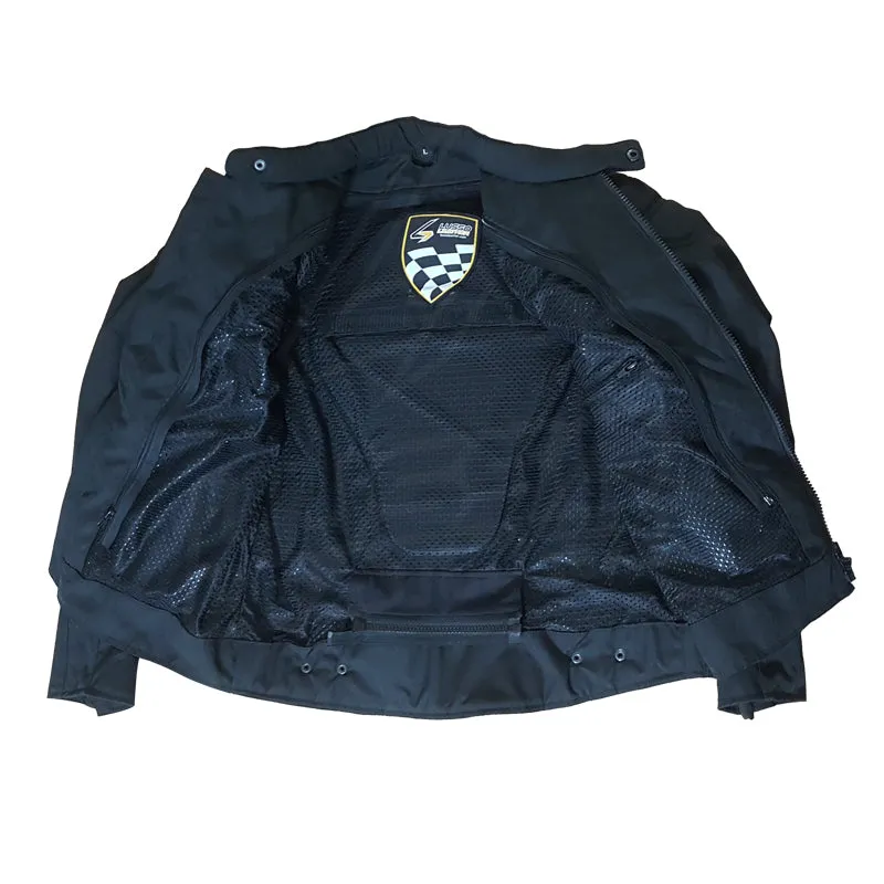 "Elements" High Performance Breathable and Waterproof Textile Motorcycle Jacket with armor protectors