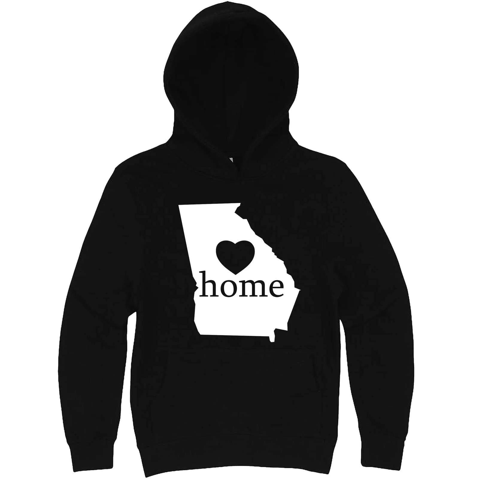 "Georgia Home State Pride, Pink" hoodie