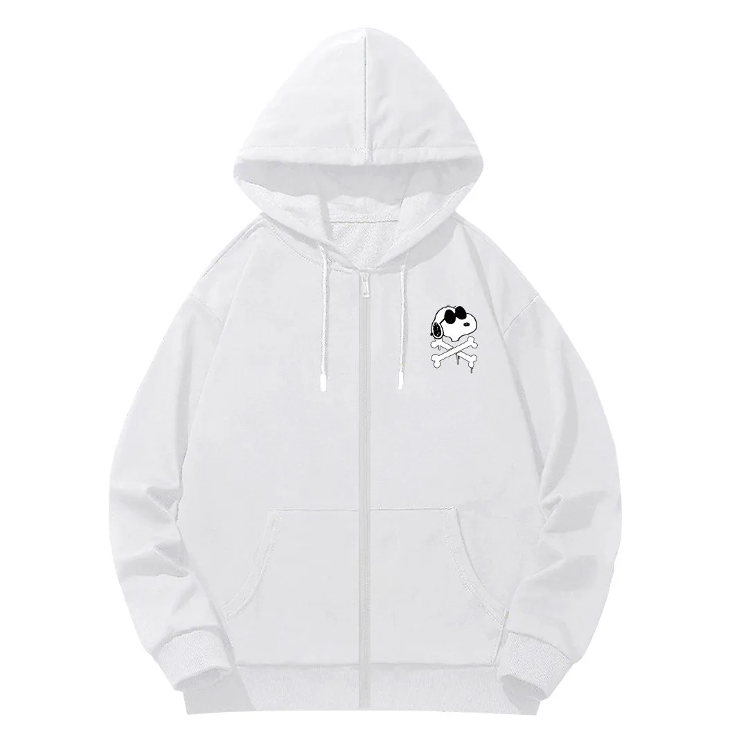 "Snoopy" High Graded Odell Fabric Hoodie Available in 2 Colors 7048