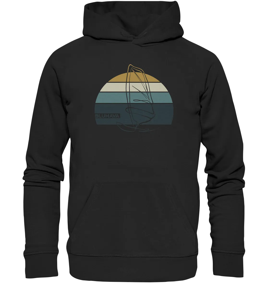 "Sunset WindsurflIiner" - Unisex Premium Organic Hoodie