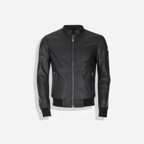 Reeves Mens Bomber Jacket, Black