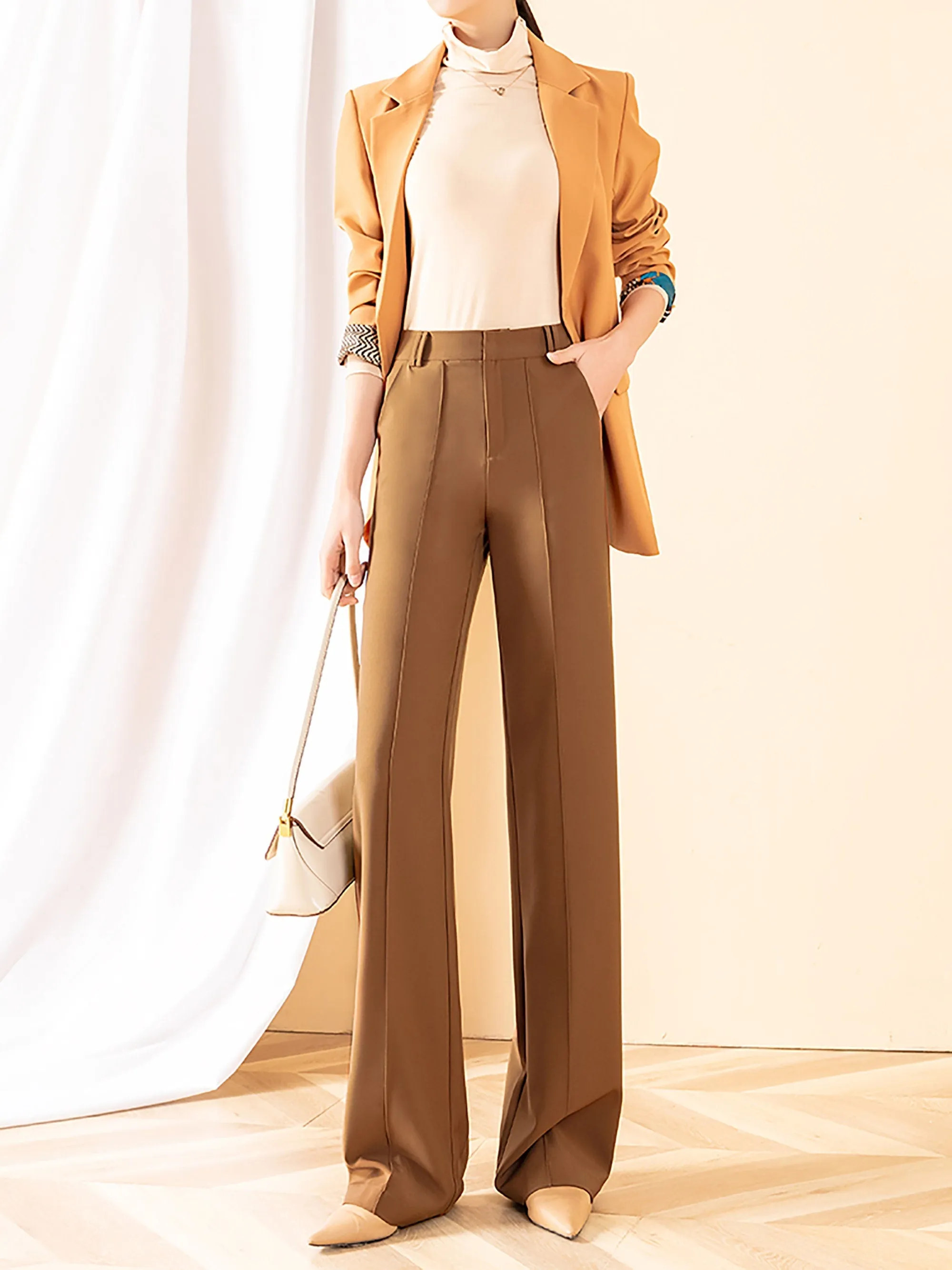 Relaxted Wide Leg Long Pants