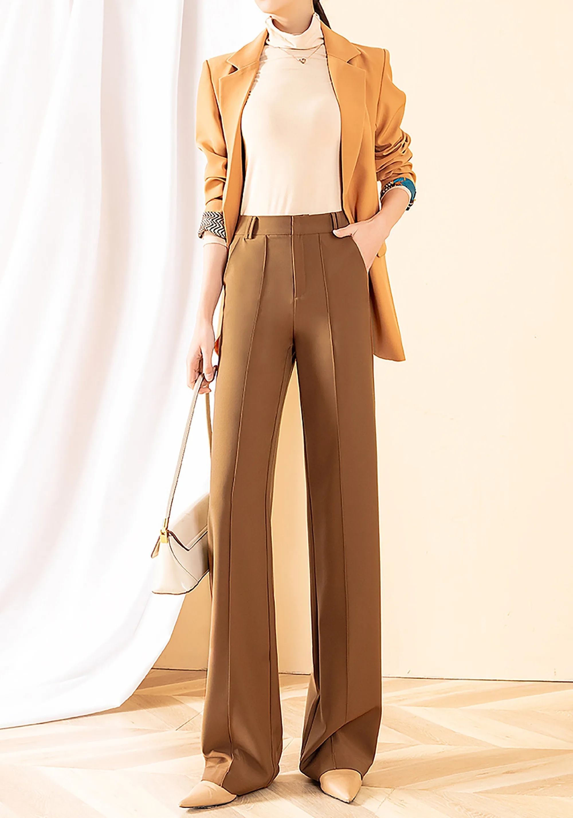 Relaxted Wide Leg Long Pants