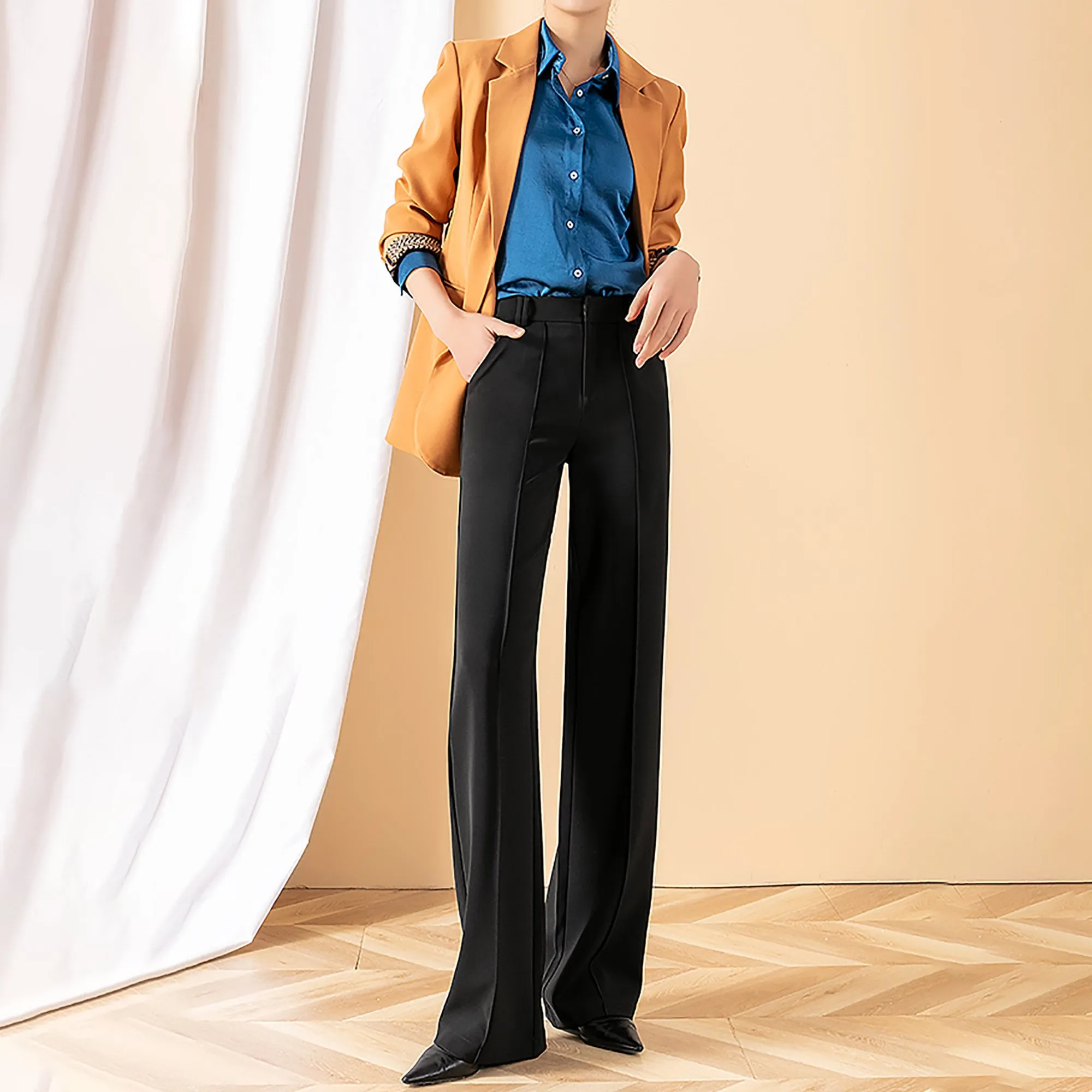 Relaxted Wide Leg Long Pants