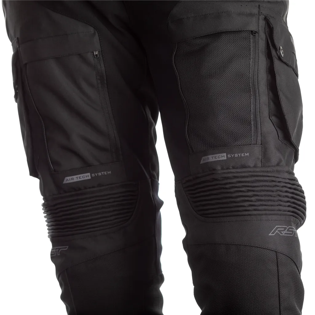 RST Pro Series Adventure-X Mens Textile Trousers - Black/Black