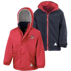 Shotton Hall Primary School Red Waterproof Coat