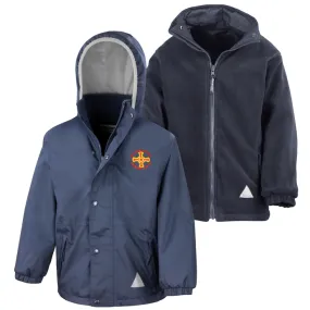 St Cuthbert's Catholic Primary School - Sunderland Navy Waterproof Coat