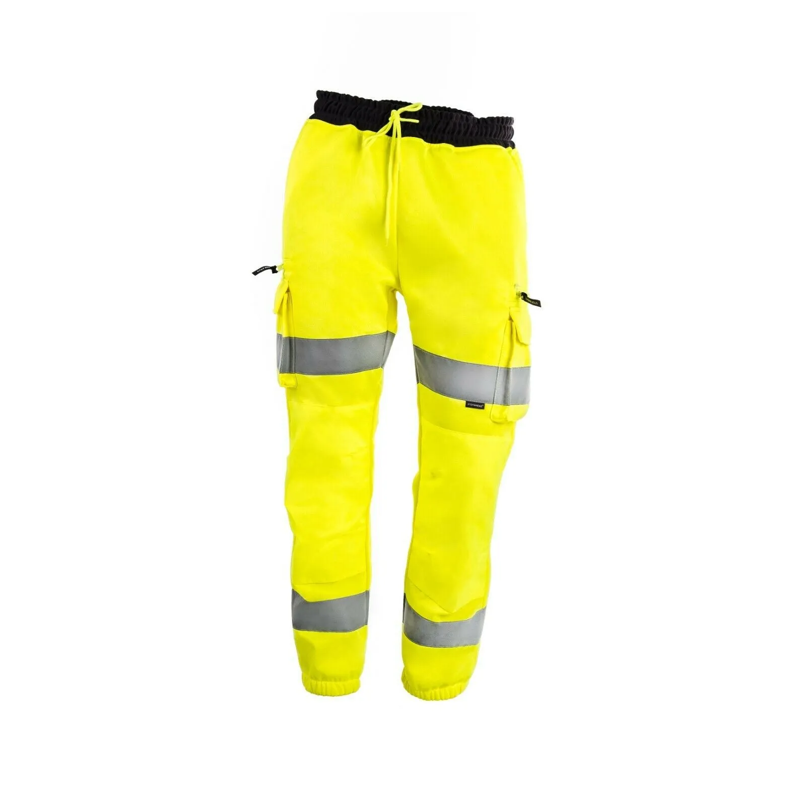 STEP AHEAD Hi Vis Viz Combat Trousers JOGGING BOTTOMS Workwear JOGGERS