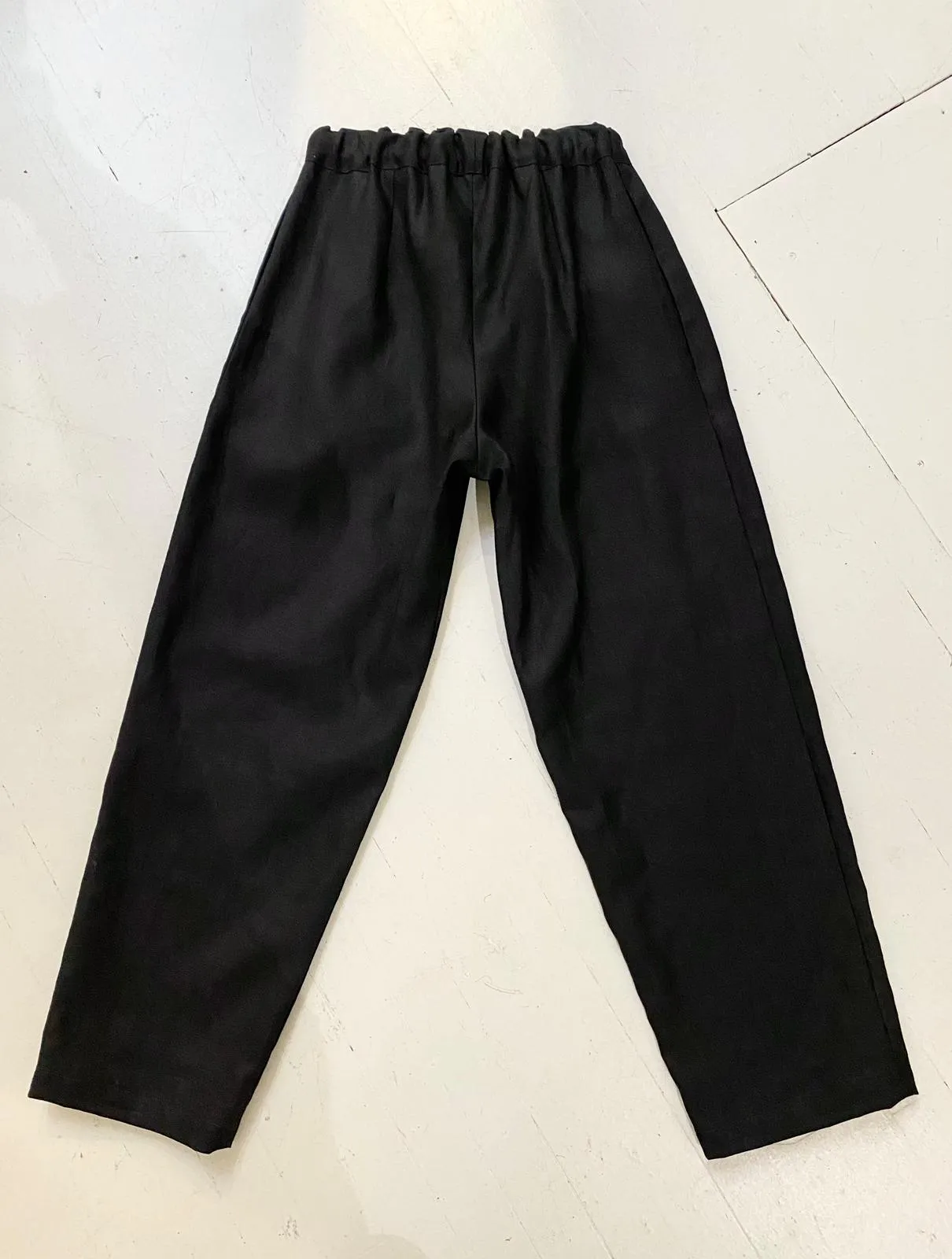 Tariff Pants in Black Linen