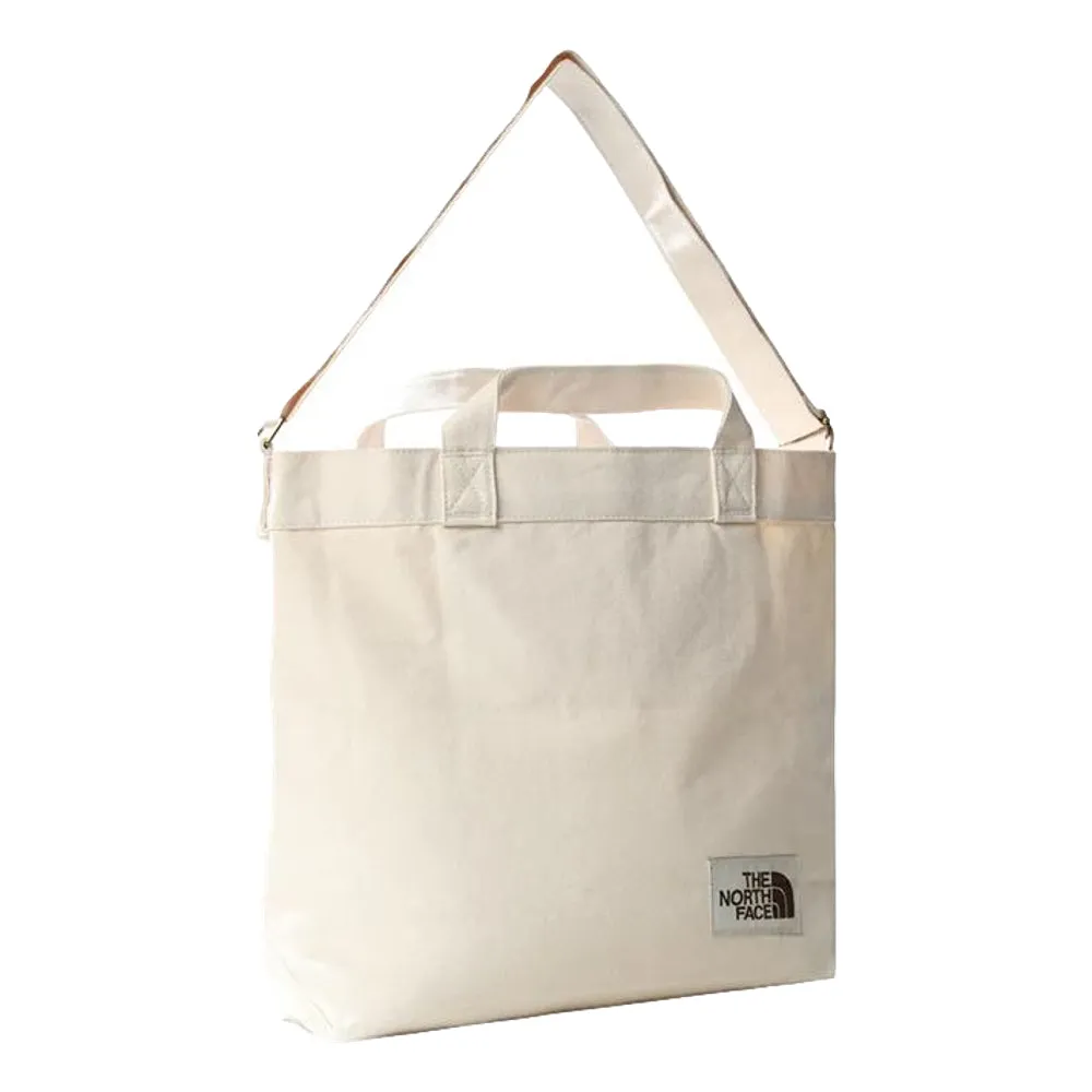 THE NORTH FACE ADJUSTABLE COTTON TOTE-BEIGE