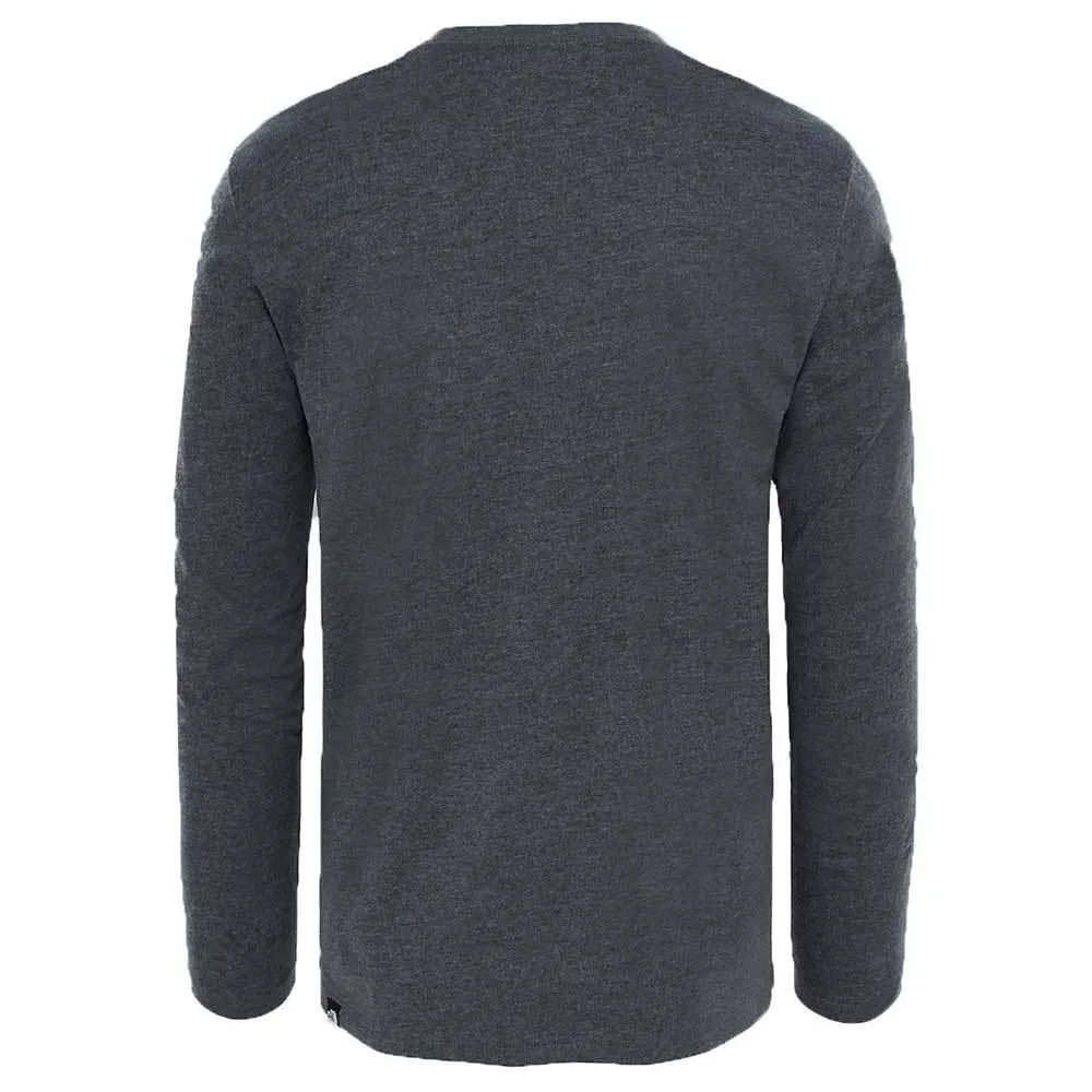 The North Face Black Label L/S Fine T-Shirt - Dark Grey Heather