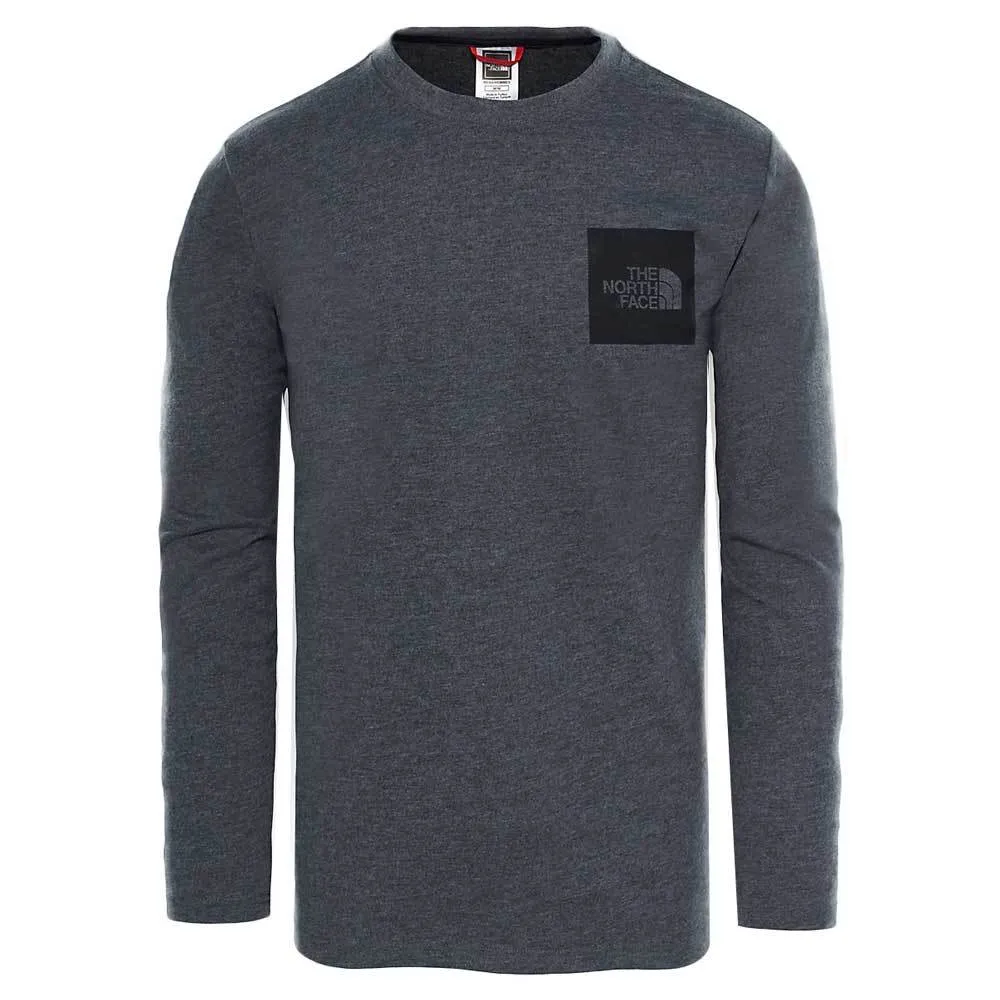 The North Face Black Label L/S Fine T-Shirt - Dark Grey Heather